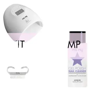 KIT PEEL OFF LAC GEL NAIL POLISH WITH LED LAMP ITALIAN QUALITY LONG LASTING FORMULA FOR A PERFECT APPLICATION NON TOXIC