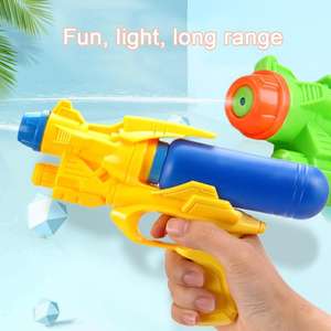 Pistola de agua de plástico de largo alcance para niños, juguete de verano de alta calidad, venta al por mayor - Product Image 5