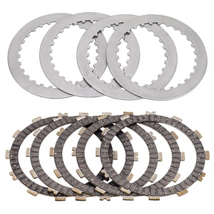 Placa de fricción de embrague de baquelita para motocicleta y placa de acero para <span class=keywords><strong>Kawasaki</strong></span> 13088-0558 ER250 Z250 EX250 <span class=keywords><strong>Ninja</strong></span> <span class=keywords><strong>250</strong></span> ABS <span class=keywords><strong>2013</strong></span> 2014 - Product Image 1