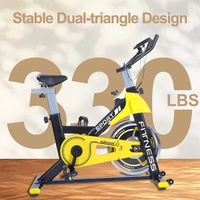 Vélo de spinning magnétique à air PINJIAN 2025 de haute qualité avec volant d'inertie de 6 kg, 8 kg, 11 kg pour l'exercice aérobie à domicile