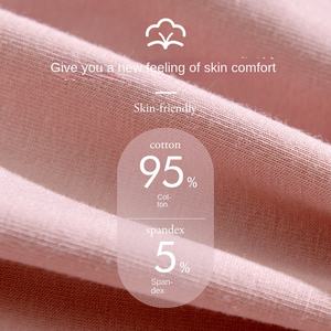 Pantaloni Boxer in puro cotone a vita alta da donna antibatterico grafene inguine Plus Size 'paffute' biancheria intima autunno inverno - Product Image 3