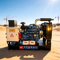 Groupe électrogène diesel à châssis ouvert Yuchai 24-200 kW triphasé pour site minier