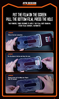 Protection d'écran en verre trempé anti-rayures ATB Auto Alignment pour 16 Pro Max 15 14, sans poussière, sans bulles, installation facile