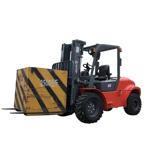 China Trucks Forklifts 4X4 All Rough Terrain Forklift 3.5 Ton 3 Ton 4WD Powerful Off Road Diesel Fork Lift Truck