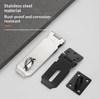 Loquet de sécurité pliable en acier inoxydable 304 pour porte de chambre, porte d'armoire, tiroir, armoire de cuisine