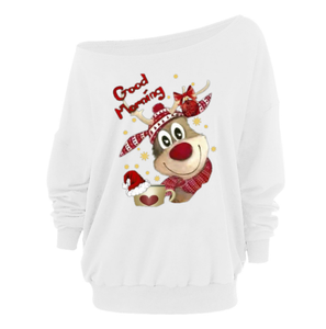 Suéter Navideño de Punto Elástico Grueso y Suave Antiarrugas para Mujer, Novedades de Invierno 2021 - Product Image 3