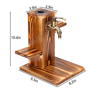 Distributeur de whisky en bois personnalisé pour bar à domicile, station de shots d'<span class=keywords><strong>alcool</strong></span> avec logo personnalisé, cadeaux pour mari, papa - Product Image 5