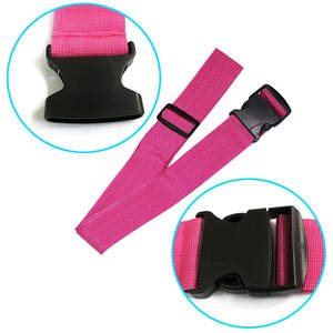 Étiquette de bagage en nylon personnalisée boucle <span class=keywords><strong>sangle</strong></span> ceinture à bagages pour <span class=keywords><strong>valise</strong></span> de coffre avec boucles épaisses prix d'usine - Product Image 3