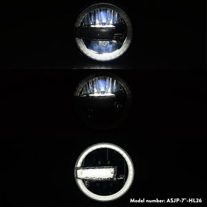 Nuevas luces Led de coche para <span class=keywords><strong>Jeep</strong></span> Wrangler JK accesorios DOT E-mark 7 "Faro LED para <span class=keywords><strong>Jeep</strong></span> Wrangler JK/ CJ5/ <span class=keywords><strong>CJ7</strong></span> CJ8 TJ JK Hummer - Product Image 3