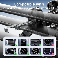 Support de Radiateur de Réfrigération Durable MEMO GW12, Support Universel pour Smartphone à Fixation sur Grille d'Aération, Support de Refroidissement pour Téléphone de Voiture