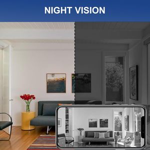 Senri 3er-Pack Mini-Sicherheitskamera 1080P HD WLAN Innen/Außen Baby/Haustier/Nanny IP-Kamera 150° Weitwinkel 24/7 Aufnahme - Product Image 2