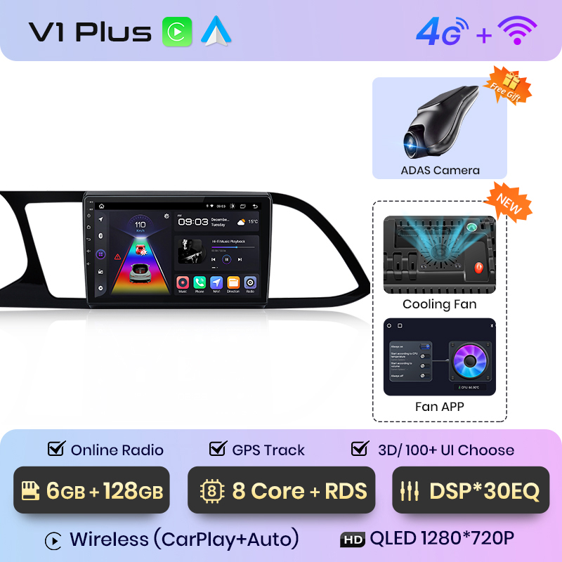 NUEVA V1 Plus+ADAS Canera (6GB +128GB)