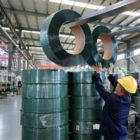 Rouleau de cerclage PET robuste anti-casse pour le transport de briques en four et le conditionnement sur site, dimensions personnalisées
