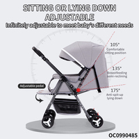 Poussettes de voyage d'activité réglables de qualité supérieure pliable et double poussette 2024 pour jumeaux bébé nouveau-né et enfant en bas âge 0-3 ans