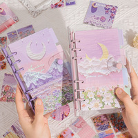 Set de Diario con Diseño de Pintura al Óleo Retro, Cuaderno con Luz y Sombras de Ensueño, Caja de Regalo, Diario Bonito para Niñas, Regalo de Cumpleaños, Recuerdo