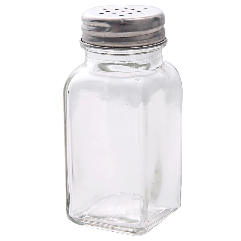 Kitchen Glass Spice bottle Transparent Spice Jars
