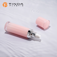 Flacon pompe de luxe recyclable en PMMA pour lotion cosmétique, vaporisateur, design personnalisé, emballage pour sérum et masque facial