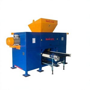 Máquina Trituradora de Huesos de Ganado de Calidad Premium, Modelo Eléctrico de Doble Eje de Alta Resistencia con Caja de Engranajes Helicoidales para Uso Industrial - Product Image 1