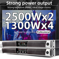Sınıf D profesyonel dijital güç amplifikatörü DN4-1300 yüksek güç amplifikatörü performansları için uygun