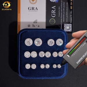 <span class=keywords><strong>Orecchini</strong></span> da uomo <span class=keywords><strong>in</strong></span> moissanite stile hip hop, con alone rotondo da 40-10,0 mm, testati, <span class=keywords><strong>in</strong></span> <span class=keywords><strong>argento</strong></span> massiccio 925, Iced Out - Disponibilità USA - Product Image 3