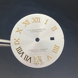 24.5mm高品質ローマ数字サンバースト文字盤 NH05ムーブメント用 腕時計改造アクセサリー - Product Image 1