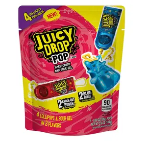 Accept custom logo Ziplock Stand Up Bags with Matte Window, Reusable, Heat-Sealable chamoy candy Gummy mylar bag