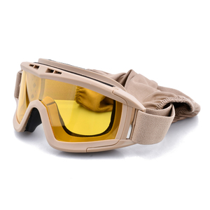 Kính bảo hộ bắn súng bán buôn có sẵn, kính bắn súng Google EN166, kính chiến thuật 3 lớp, kính bảo hộ chiến thuật - Product Image 2