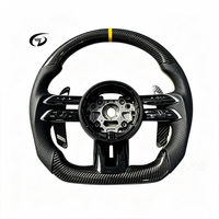 Volant de luxe en cuir et fibre de carbone SYX pour Mercedes-Benz GT GLS63 CLA Classe E Classe S W205 W222 W223 W213 W177 W463
