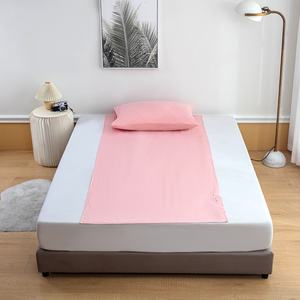 Drap de lit de mise à la terre demi-draps, style uni, pour adultes, pour un sommeil réparateur, mise à la terre, usage individuel, pour hôpitaux, hôtels et domicile - Product Image 2