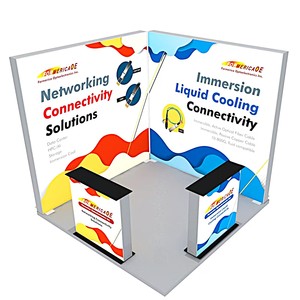 Chất lượng cao không khung LED Backdrop hộp Đèn hiển thị chất lượng cao quảng cáo hộp đèn cho triển lãm đứng và gian hàng - Product Image 4