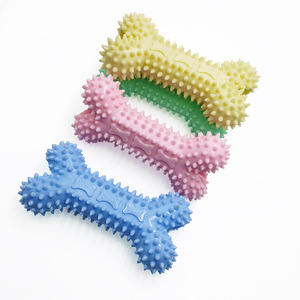 Mascarillas no tóxicas con forma de hueso para perro, juguetes para mascotas, logo personalizado, forma de hueso molar - Product Image 2