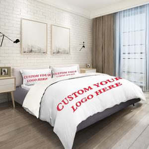 Draps de lit d'hiver personnalisés imprimés à la demande ensemble de literie en gros ensemble pour enfants 3 pièces ensemble de draps de lit Queen Size - Product Image 2