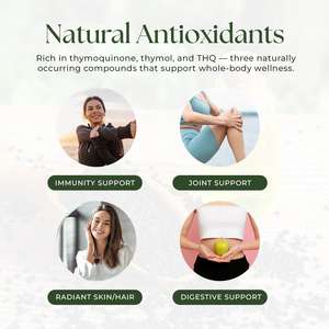 オーガニックブースト免疫ピュアブラッククミンシードオイルプライベートラベルスキンヘルスコールドプレスブラックシードオイル（育毛用） - Product Image 5