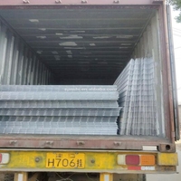 Panneau de clôture pour porcs sauvages à grille métallique de 6 pi x 10 pi Panneaux de clôture pour bovins en treillis métallique soudé