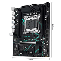 Placa Base MACHINIST B9 X99 con Chipset C612, LGA2011-3, Compatible con NVME NGFF M.2, CPU Intel Xeon E5 2680 2670 V3/V4, Memoria DDR4