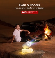 El más nuevo K8 Auto Focus Dual WiFi 4K Soporte 3D Video Android 13 Full HD 1080P Home Theater Smart Portable Mini Karaoke Proyector