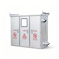 Armoire de distribution extérieure multi-compartiments, armoire fermée IP54, serrure électromagnétique, mesure et compensation de puissance sur site