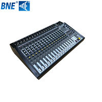 Console de mixage amplifiée 550W*2 avec double égaliseur 7 bandes, USB, Bluetooth intégré, amplificateur haute puissance, 16 canaux audio