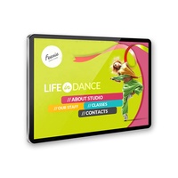 Affichage publicitaire LCD intérieur Full HD de 43 pouces pour la signalisation numérique murale pour l'éducation dans les aéroports, les magasins de détail, les centres commerciaux