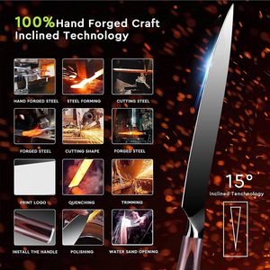 <span class=keywords><strong>Couteau</strong></span> <span class=keywords><strong>de</strong></span> chef professionnel en acier inoxydable à haute teneur en carbone <span class=keywords><strong>de</strong></span> 8 pouces, <span class=keywords><strong>couteau</strong></span> <span class=keywords><strong>de</strong></span> chef japonais pour <span class=keywords><strong>cuisine</strong></span> commerciale, ensemble <span class=keywords><strong>de</strong></span> couteaux pour la maison et les restaurants - Product Image 5
