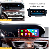 Écran de voiture Android 13 8 cœurs 10,25 pouces avec Carplay Auto pour Mercedes Benz Classe S W221 CL 2006 2015, autoradio multimédia GPS Navi Player