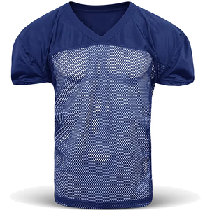 Maillot de football américain personnalisé bleu pour homme, respirant, en maille polyester, vêtements de sport, maillot de football américain - Product Image 6