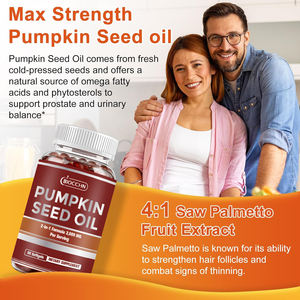 Kapsul minyak biji labu-2 in 1 suplemen kapsul <span class=keywords><strong>Softgel</strong></span> untuk pertumbuhan rambut padat, mendukung kesehatan kulit Jantung Rambut - Product Image 5