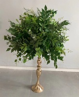 Boule de fleur verte fausse fleur décoration de mariage diamètre 60cm pleine boule fleur coureur centres de table