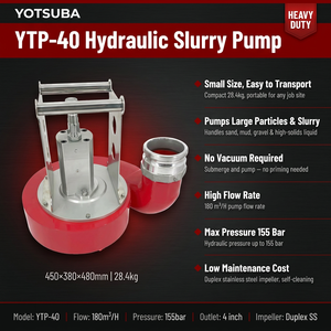Quality Assurance 4" Mining Coal Stainless Steel Discharge Hydraulic Driven Water <b>Pump</b> - Product Image 5