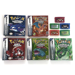 Игровой картридж серии Pokemoned (США-версия): Emerald, Leaf Green, Fire Red, Sapphire, Ruby с коробкой и инструкцией для GBA - Product Image 1