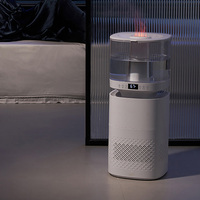 Grande surface utilisant un humidificateur à flamme sans brouillard de grande capacité de 8L pour le bureau à domicile
