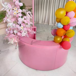 Cabina DE FOTOS personalizada para revistas, cabina de besos ligera RGB, cabina de besos redonda compacta - Product Image 5