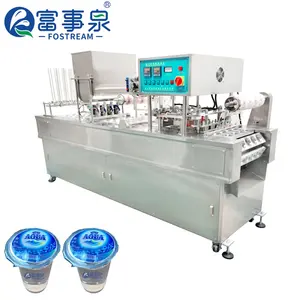 Factory Price 2 4 6 8 Lines Automatic Plastic Cup Drinking Mineral Water Filling and Sealing Machine