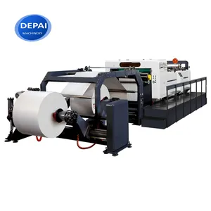 Semi automatic roll paper cutting sheeting machine with high speed